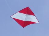 red and white Urban Ninja kite
