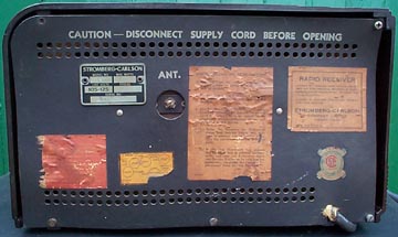 Stromberg-Carlson model 561 - back panel photo