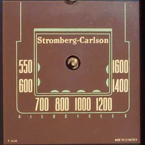 Stromberg-Carlson model 561 - old style dial face closeup
