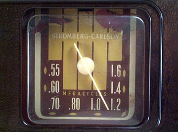Stromberg-Carlson model 561 dial face (peeling)